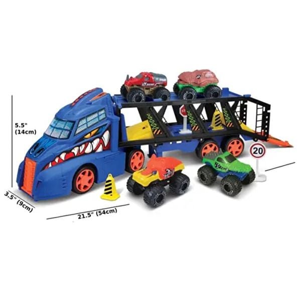 Combo Animal Truck ve Launcher Playset