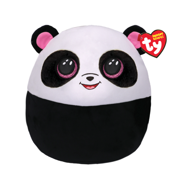 TY Squishy Beanies Siyah Beyaz Panda Bamboo Peluş 35 cm.