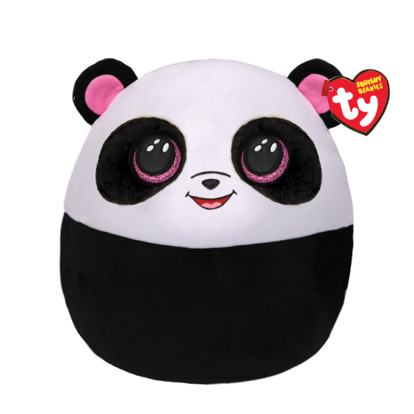 TY Squishy Beanies Siyah Beyaz Panda Bamboo Peluş 35 cm.