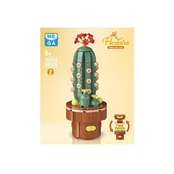 Blok Çiçek Kaktüs 192 Parça