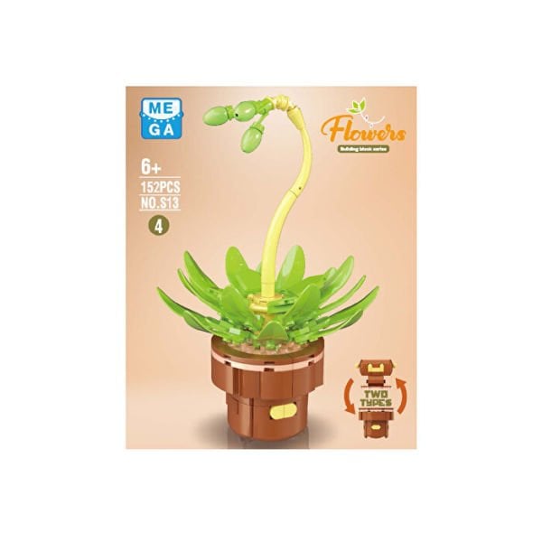 Blok Çiçek Sukulent 152 Parça