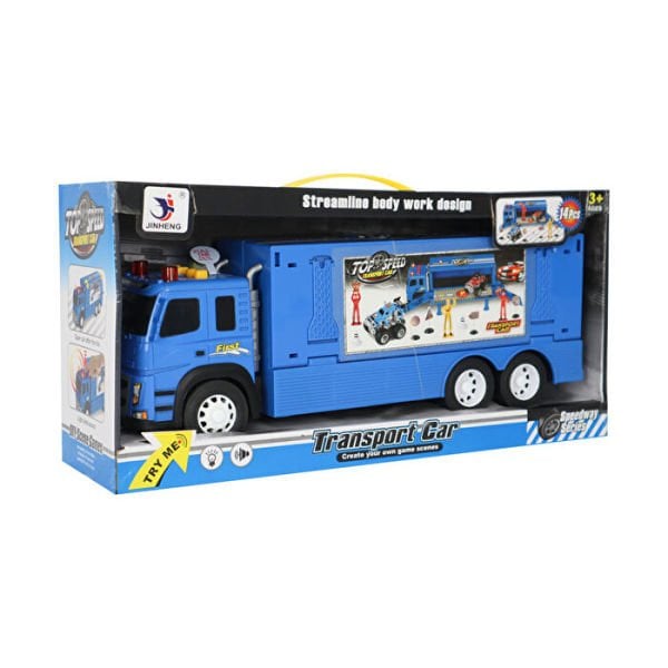 Sürtmeli Sesli ve Işıklı İş Makinesi Taşıyıcı Tır