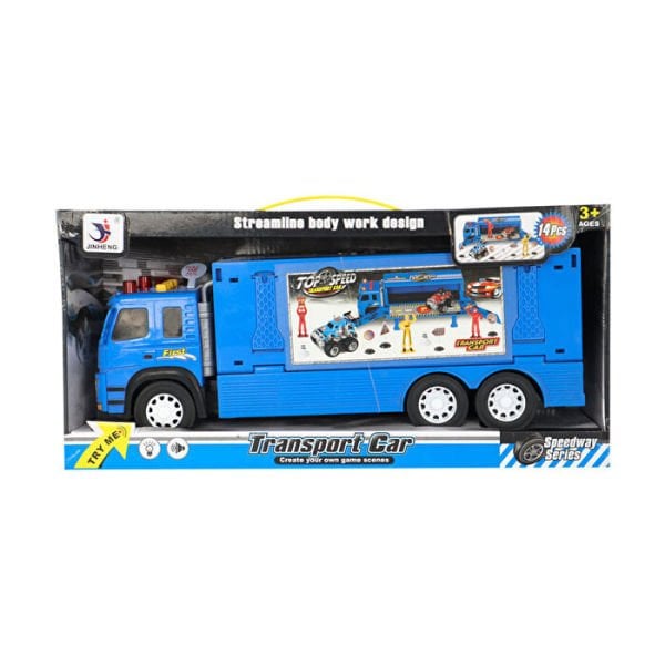 Sürtmeli Sesli ve Işıklı İş Makinesi Taşıyıcı Tır