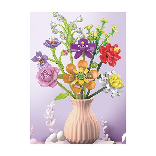 Blok 8li Vazolu Blok Çiçek 733 Parça