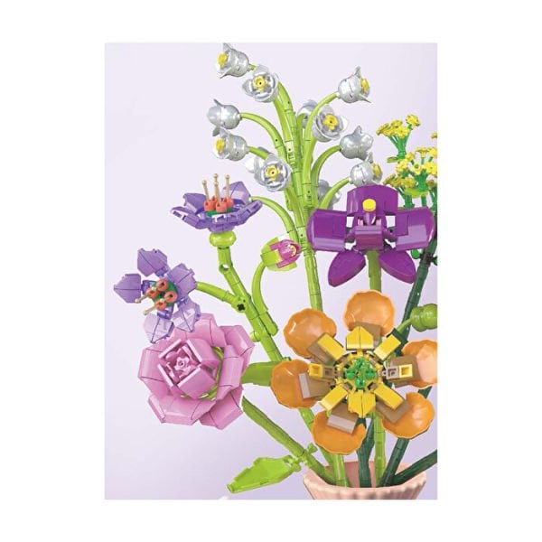 Blok 8li Vazolu Blok Çiçek 733 Parça