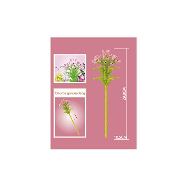 Blok Çiçek Örümcek Çiçeği 141 Parça