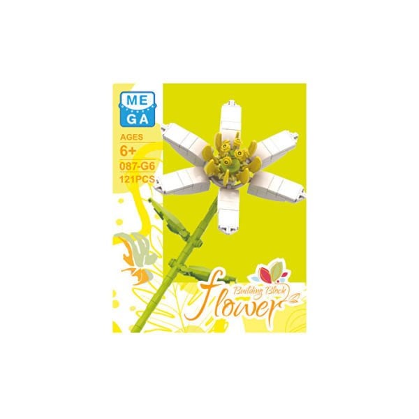 Blok Çiçek Anemon Çiçeği 121 Parça