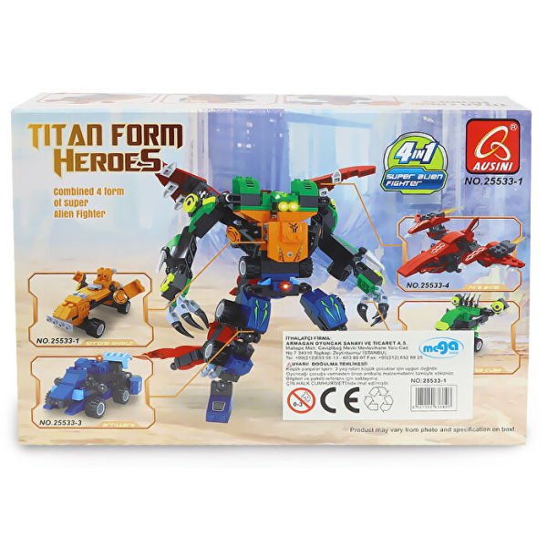 Titan Form Heroes Set 56 Parça