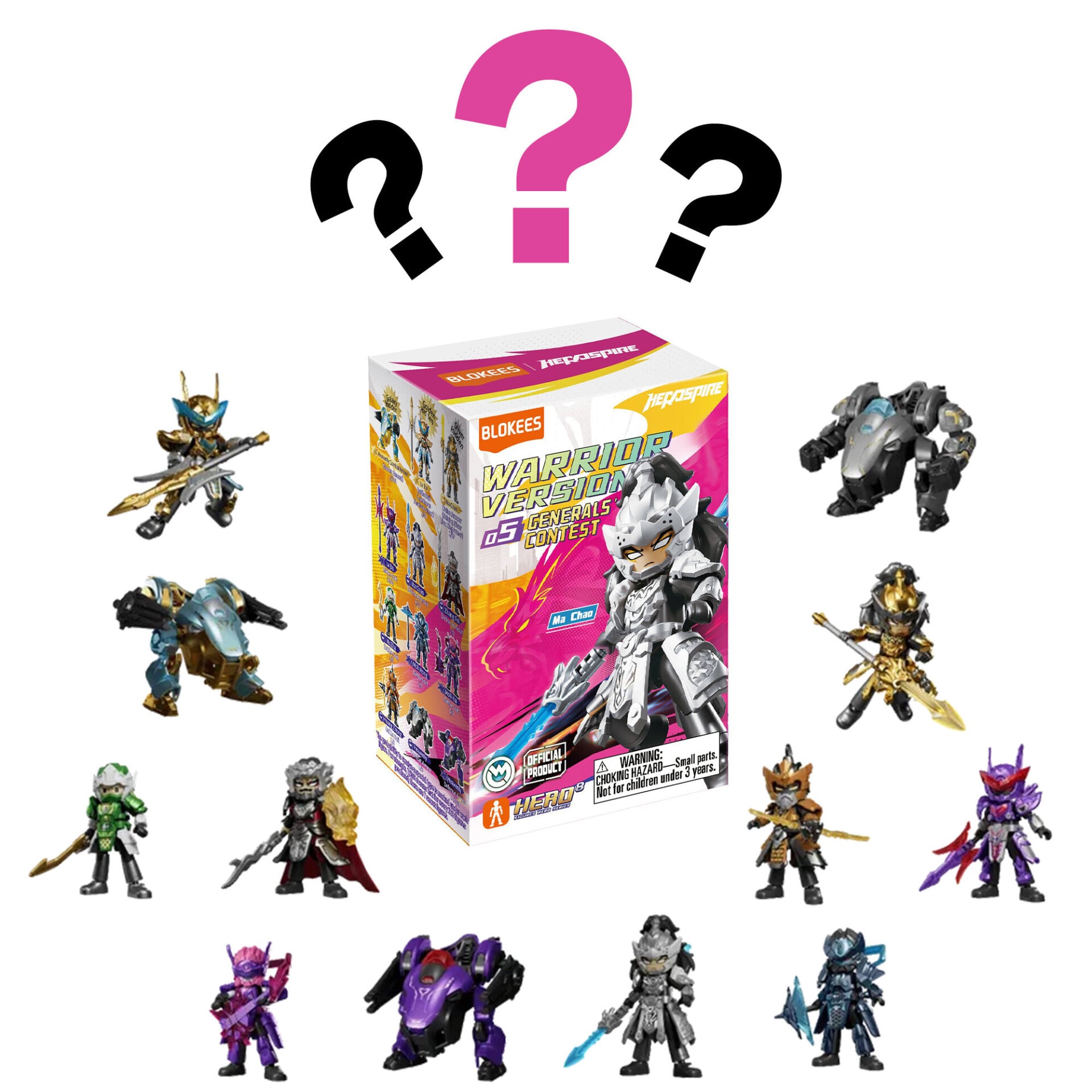 Blokees Herospire Warrior S5 Generals Contest Figür Yapım Seti Sürpriz Paket
