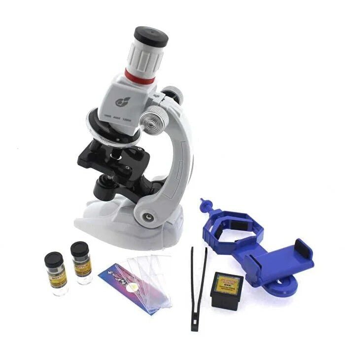 3 Mercekli Mikroskop