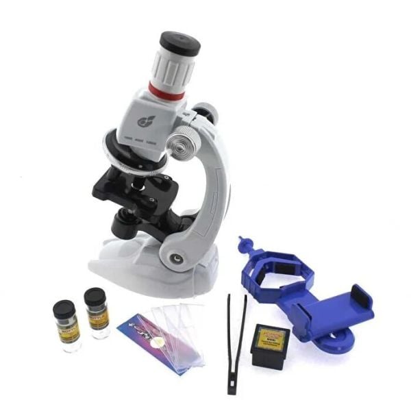 3 Mercekli Mikroskop
