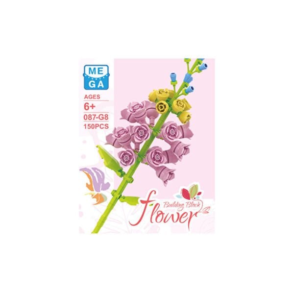 Blok Çiçek Aslanağzı Çiçeği 150 Parça