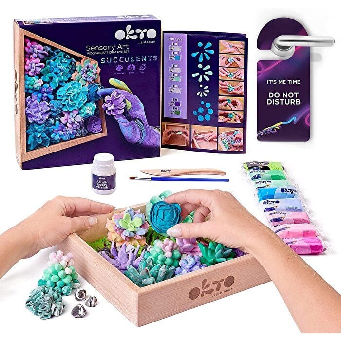 Succulents Tenderness 3D Duyusal Sanat Seti