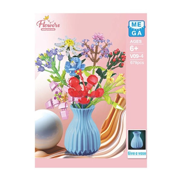 Blok 8li Vazolu Blok Çiçek 679 Parça