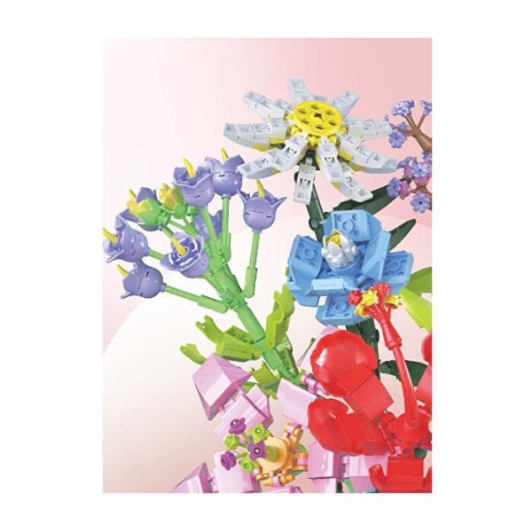 Blok 8li Vazolu Blok Çiçek 679 Parça