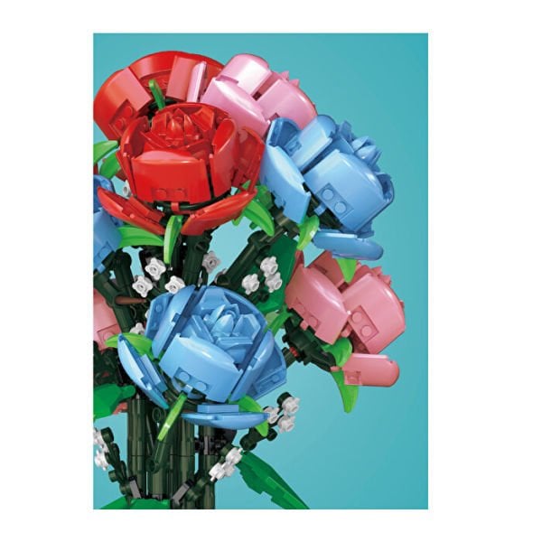 Blok Çiçek Güller 757 Parça