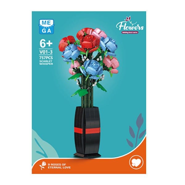 Blok Çiçek Güller 757 Parça