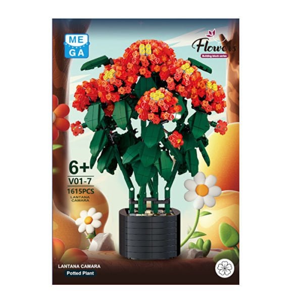 Blok Çiçek Lantana (Çalı Minesi) 1615 Parça