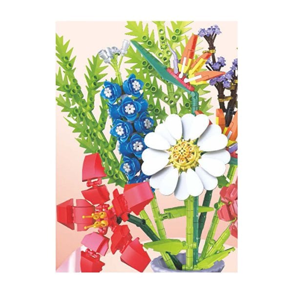 Blok 8li Vazolu Blok Çiçek 691 Parça