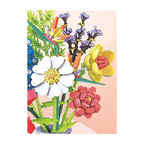 Blok 8li Vazolu Blok Çiçek 691 Parça