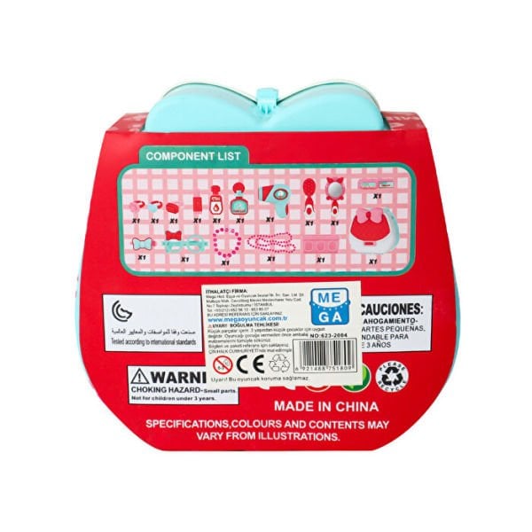 16 Parça Boncuk Askılı Çantalı Güzellik Seti