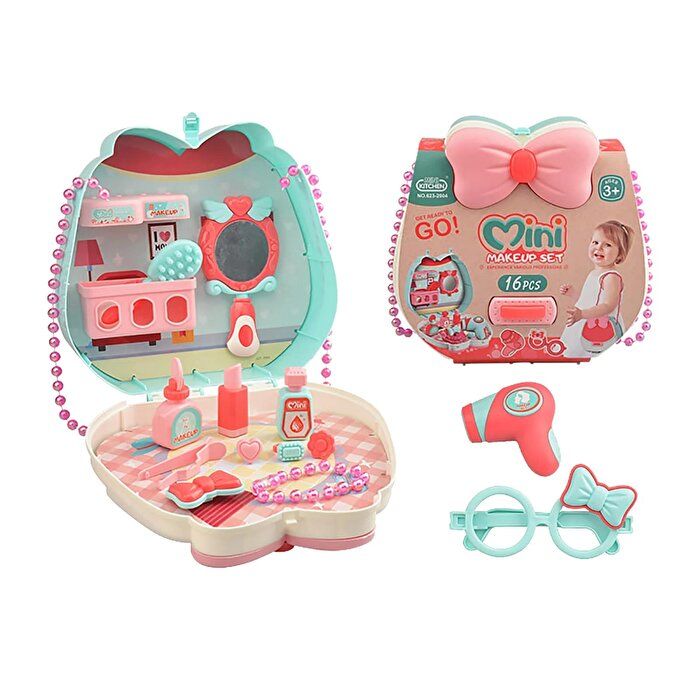 16 Parça Boncuk Askılı Çantalı Güzellik Seti