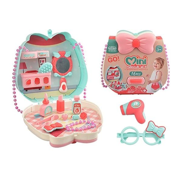 16 Parça Boncuk Askılı Çantalı Güzellik Seti