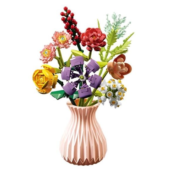 Blok 8li Vazolu Blok Çiçek 709 Parça