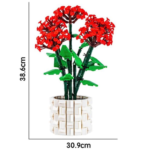 Blok Çiçek Selvi Asması 1127 Parça