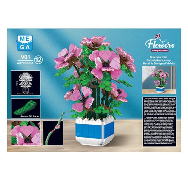 Blok Çiçek Şakayık 1113 Parça