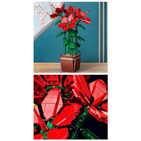 Blok Çiçek Orman Gülü 618 Parça