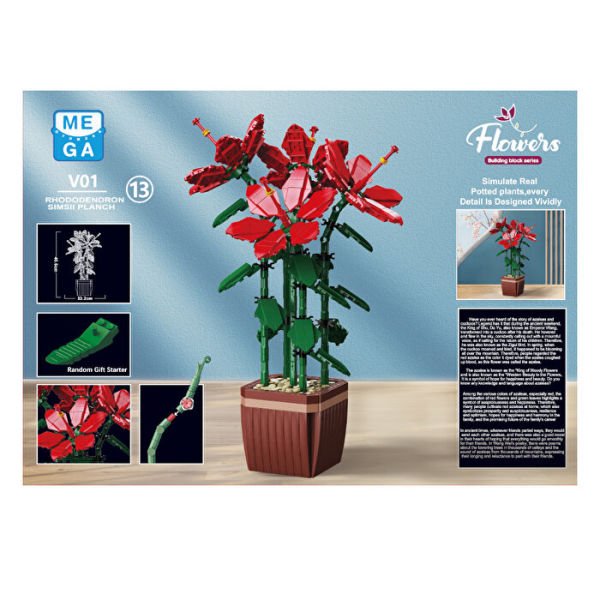 Blok Çiçek Orman Gülü 618 Parça