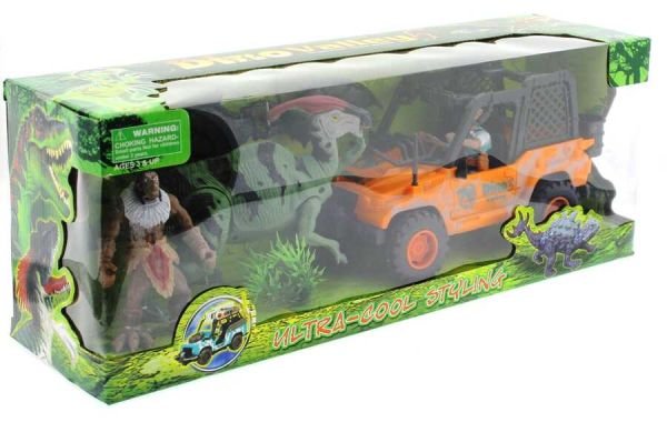 Dinozor Avcısı Jeepli Oyun Seti
