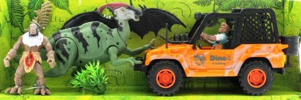 Dinozor Avcısı Jeepli Oyun Seti