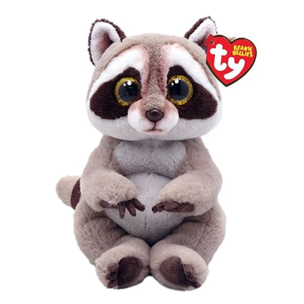 TY Beanie Bellies Gri Rakun Petey Peluş 20 cm.