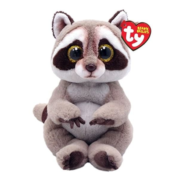 TY Beanie Bellies Gri Rakun Petey Peluş 20 cm.