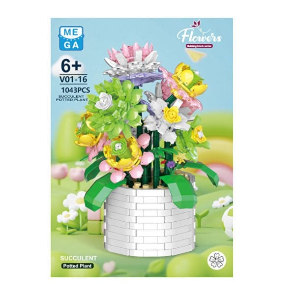 Blok Çiçek Sukulent 1043 Parça
