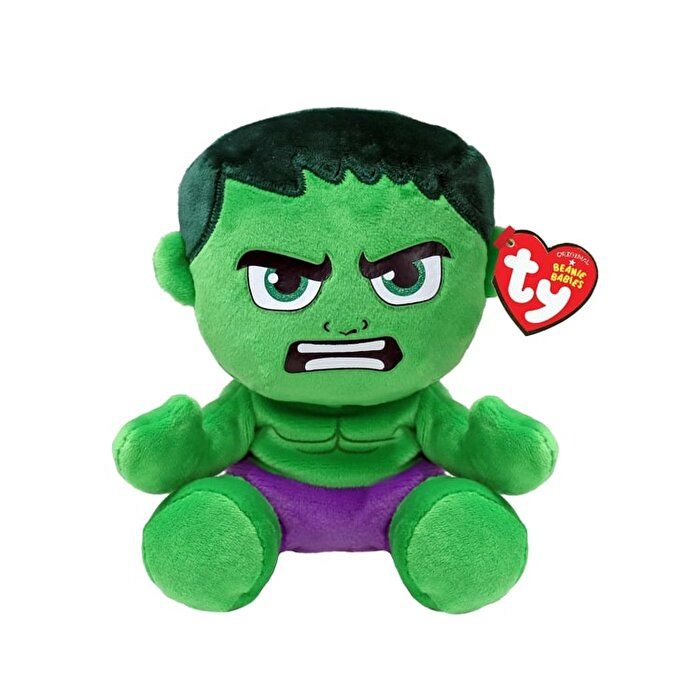 TY Beanie Babies Marvel Hulk Peluş 20 cm.