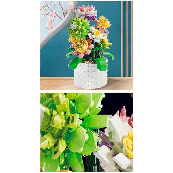 Blok Çiçek Sukulent 1043 Parça