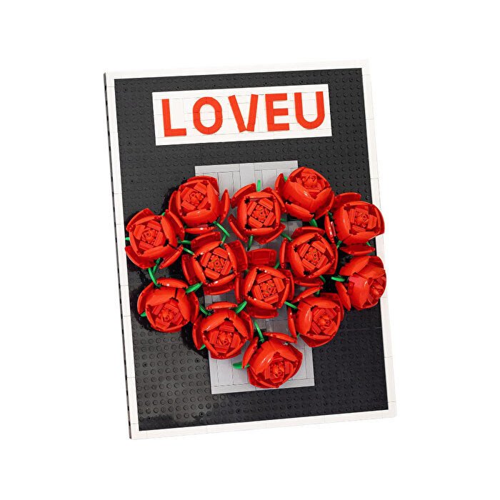 Love U Gül Fotoğraf Çerçevesi 799 Parça