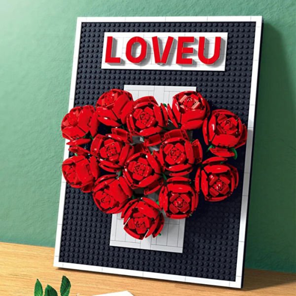 Love U Gül Fotoğraf Çerçevesi 799 Parça