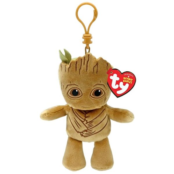 TY Beanie Babies Marvel Groot Anahtarlık Peluş 12 cm.