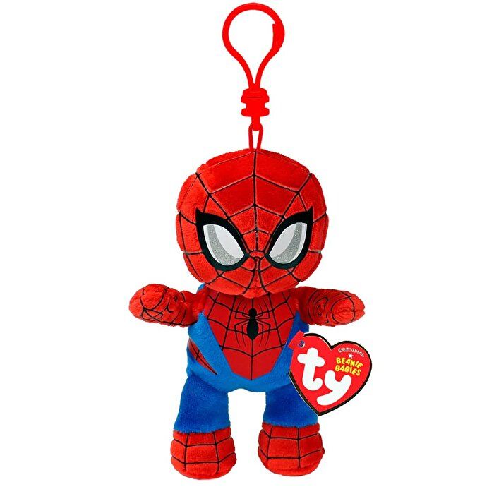 TY Beanie Babies Marvel Spider-Man Peluş Anahtarlık 12 cm.