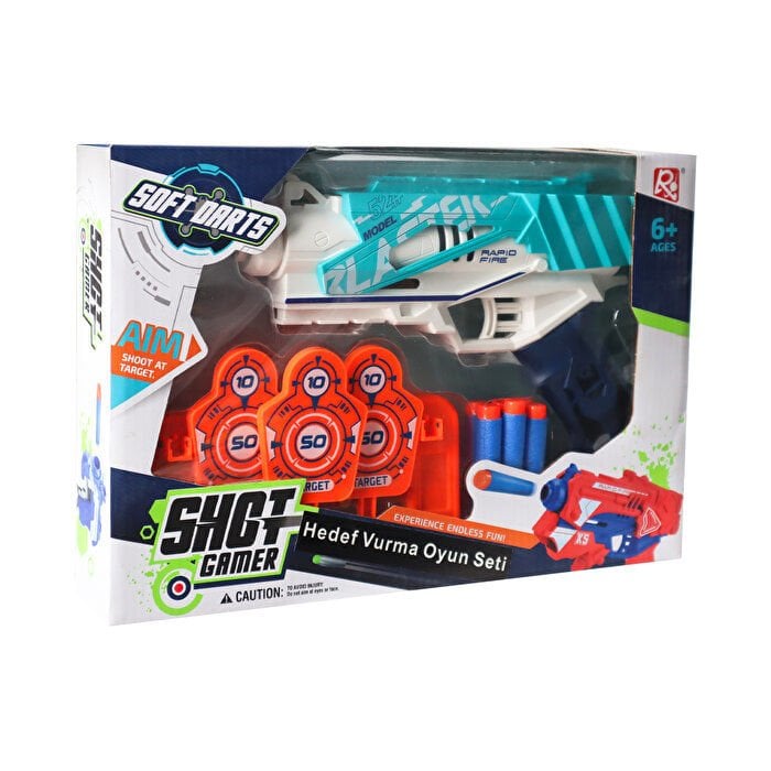 Soft Darts Hedef Vurma Silah Seti