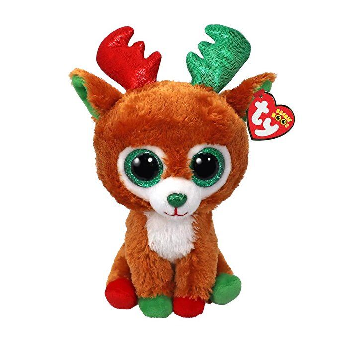 TY Beanie Boos Kahverengi Ren Geyiği Tinseltoes Peluş 20 cm.