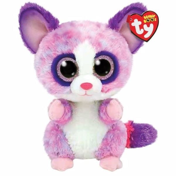 TY Beanie Boos Pembe Çalı Bebeği Becca Peluş 15 cm.