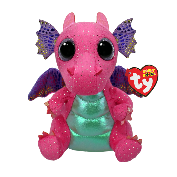 TY Beanie Boos Pembe Ejderha Spitfire Peluş 15 cm.