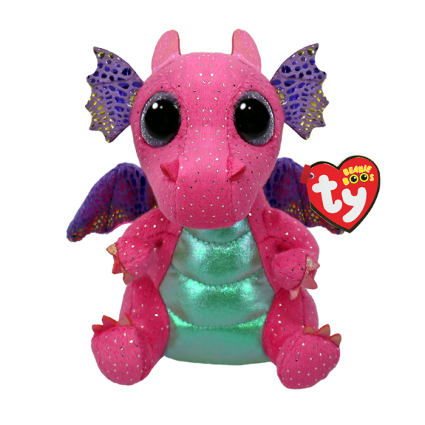 TY Beanie Boos Pembe Ejderha Spitfire Peluş 15 cm.