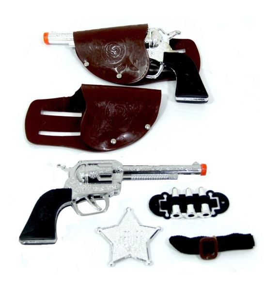 Vahşi Batı Kılıflı Kovboy Tabanca Seti