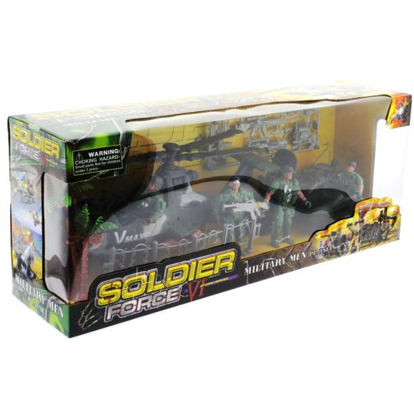 Motor ve Helikopterli Askeri Oyun Seti